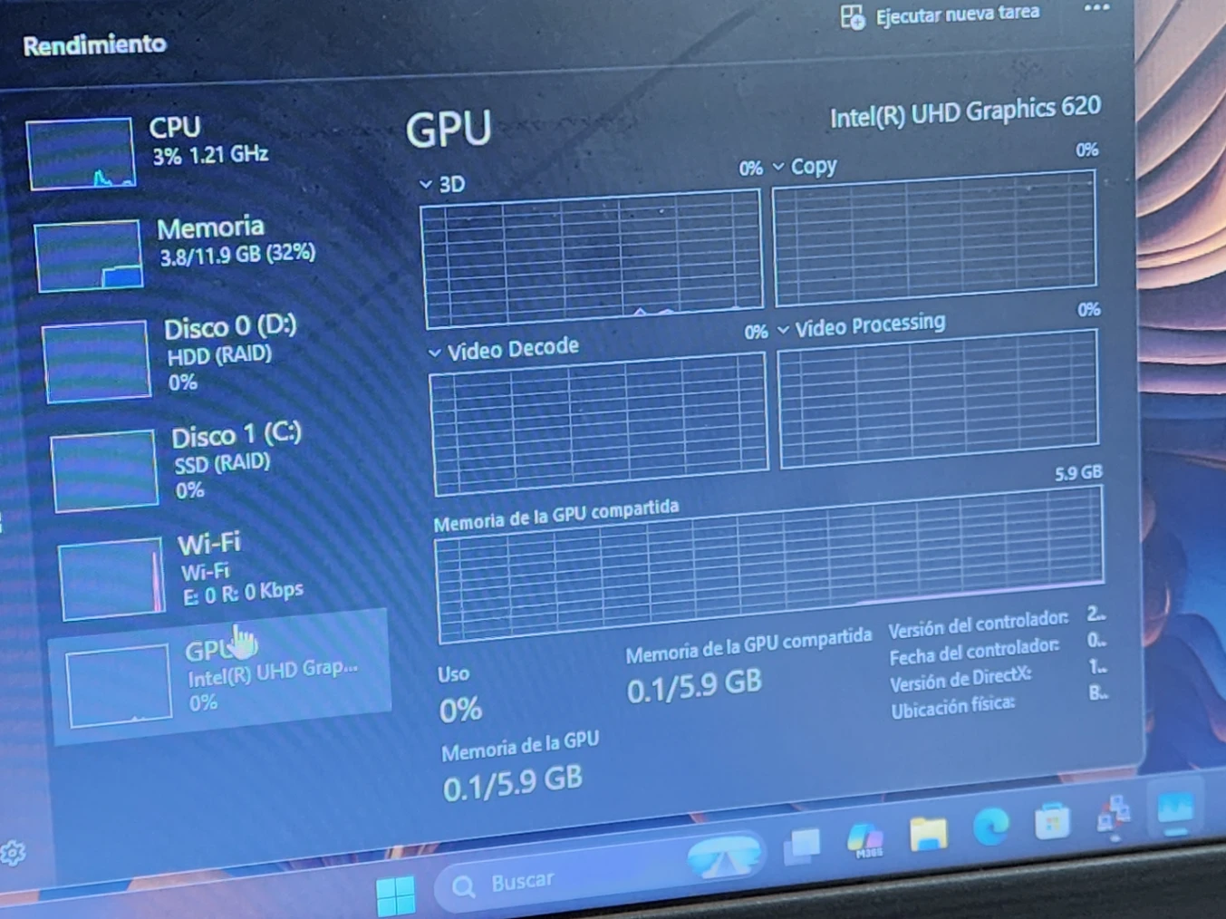 DELL Vostro 3480 i5 8ª Gen 16GB RAM 128GB SSD 1TB HDD Grado B
