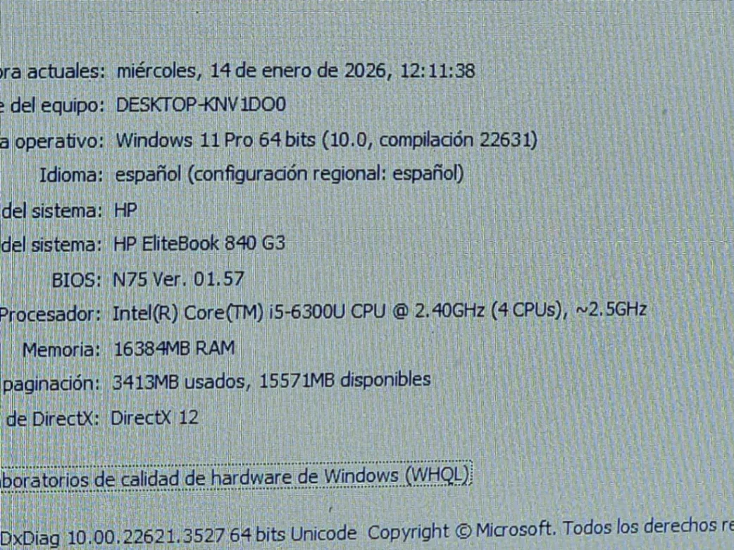 HP ELITEBOOK 840 G3