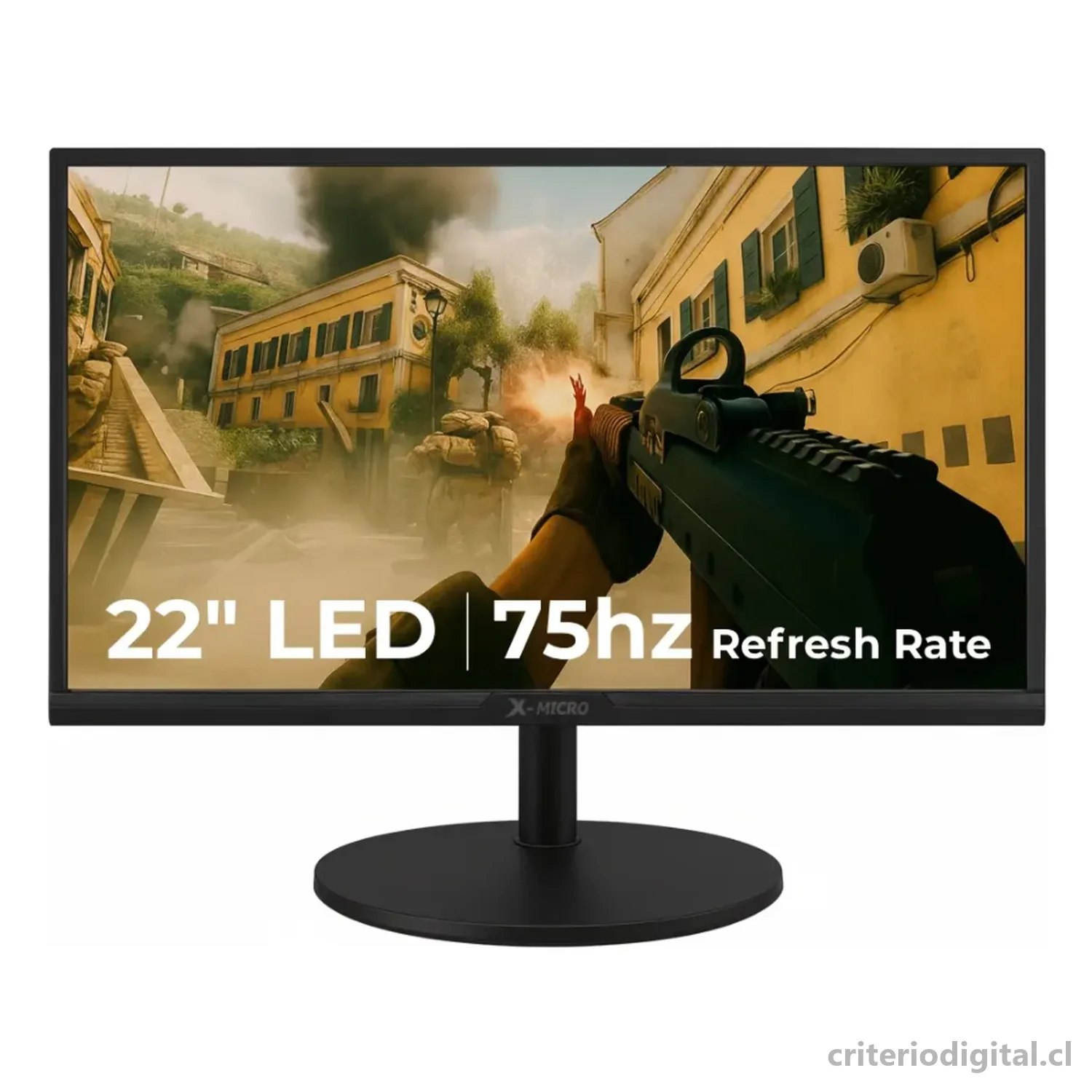 Monitor Gamer 22 Pulgadas X-micro Hdmi Vga 75hz 5ms X22kn
