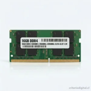 Memoria RAM 16GB DDR4 SO-DIMM para Notebook · Usado con garantía - Vista Principal