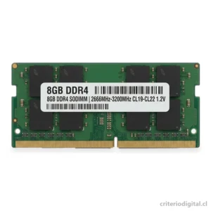 Memoria RAM 8GB DDR4 SO-DIMM para Notebook · Usado con garantía - Vista Principal