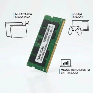 Memoria RAM 16GB DDR5 SO-DIMM para Notebook · Usado con garantía - Vista Adicional