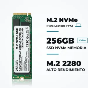SSD M.2 NVMe 250GB · Usado con garantía - Vista Adicional