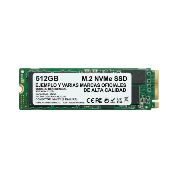 SSD M.2 NVMe 500GB · Usado con garantía