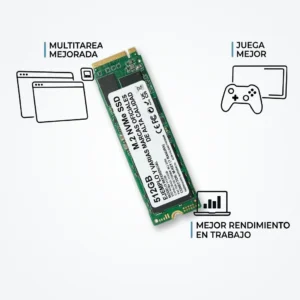 SSD M.2 NVMe 500GB · Usado con garantía - Vista Adicional