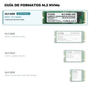 SSD M.2 NVMe 500GB · Usado con garantía - Vista Adicional