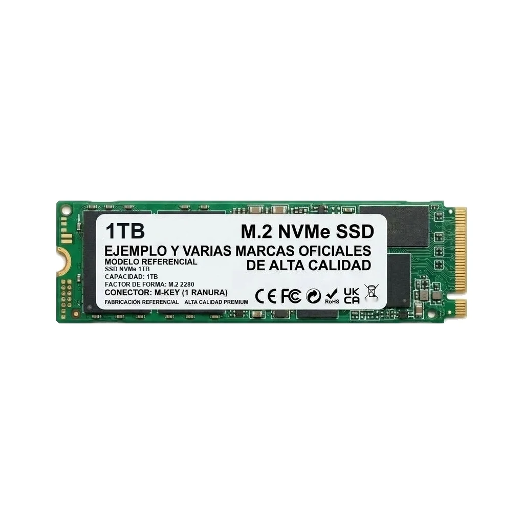 SSD M.2 NVMe 1TB · Usado con garantía