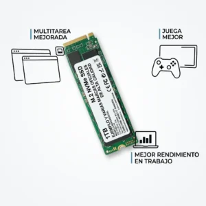 SSD M.2 NVMe 1TB · Usado con garantía - Vista Adicional