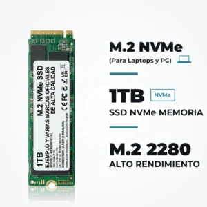 SSD M.2 NVMe 1TB · Usado con garantía - Vista Adicional