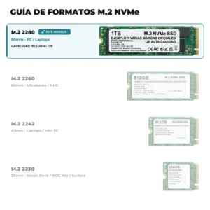 SSD M.2 NVMe 1TB · Usado con garantía - Vista Adicional
