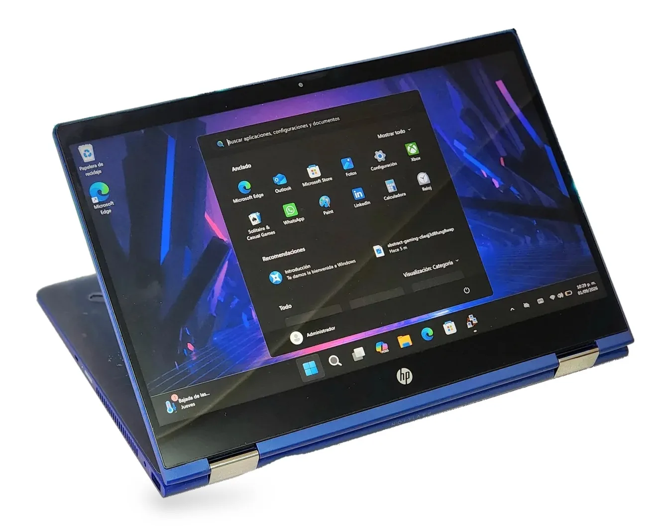 HP PAVILION X360 i7 16GB RAM 500GB SSD Reacondicionado Con Garantía